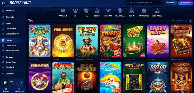 Boomerang casino non AAMS